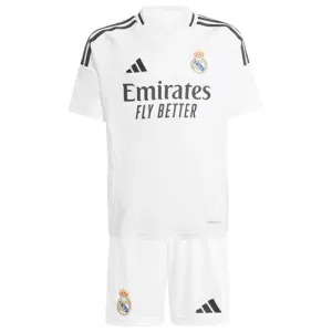 Real Madrid Kinder Trikot + Shorts 2024/25 Heimspiel - Weiß
