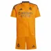 Real Madrid Kinder Trikot + Shorts 2024/25 Auswärtsspiel - Orange
