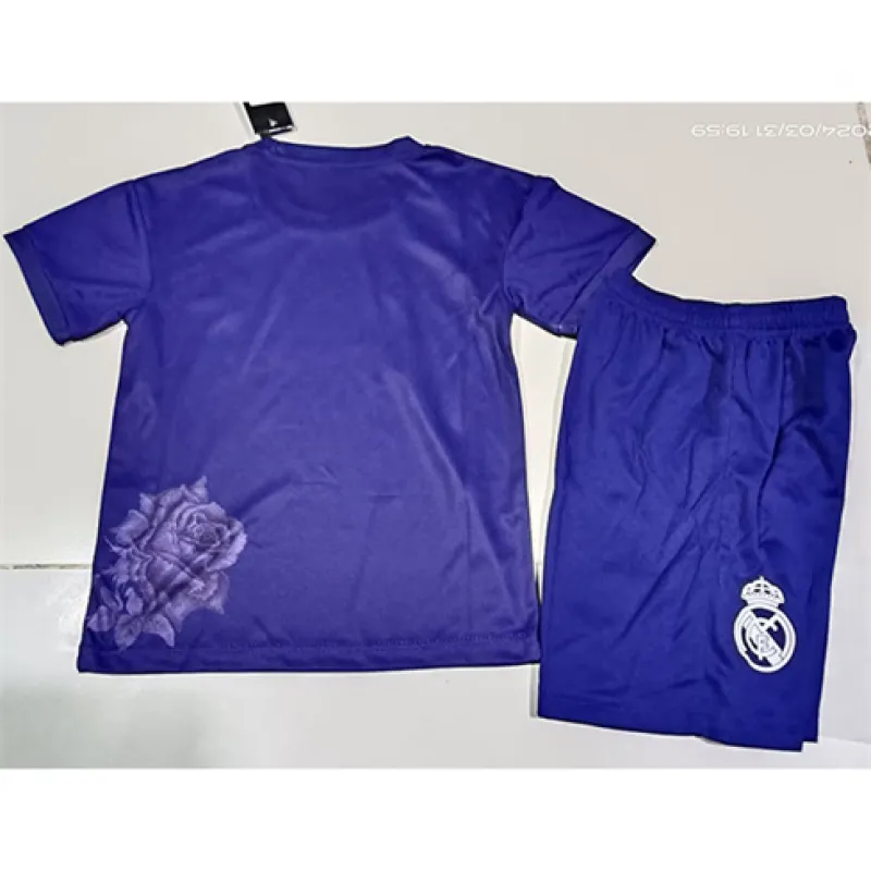 Real Madrid Maglia e pantaloncini per bambini 2024/25 - Edizione Y3 - Viola