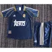 Camiseta retro infantil del Real Madrid 1998-00 fuera de casa - Azul
