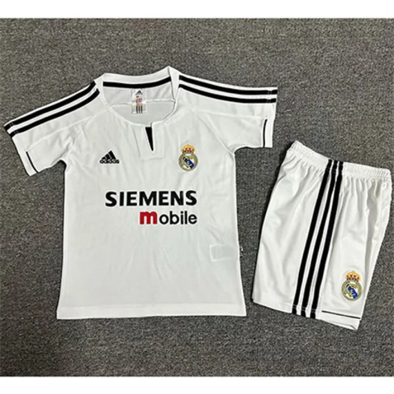 Maglia retro del Real Madrid 2003/04 campo casa - Bianca