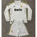 Camiseta retro de manga larga infantil del Real Madrid 2011/12 cancha principal - Blanca