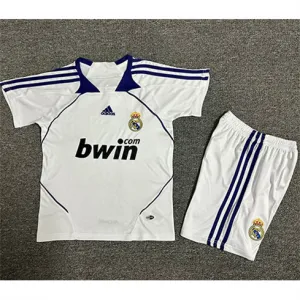 Maglia retro del Real Madrid 2007/08 campo casa - Bianca
