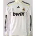 Camiseta retro de manga larga del Real Madrid 2009/10 cancha principal - Blanca