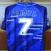 Maglia retro del Real Madrid numero 7 di Raúl 1994-96 trasferta - Azzurro