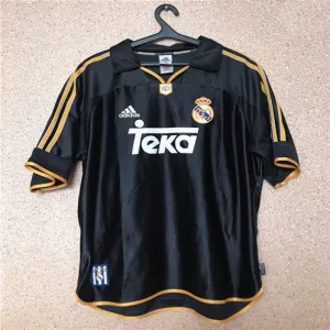 Real Madrid Retro-Trikot 1999/00 Auswärtsspiel - Schwarz