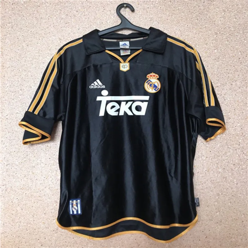 Maglia retro del Real Madrid 1999/00 trasferta - Nera