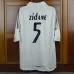 Maillot rétro du Real Madrid numéro 5 de Zinedine Zidane 2005/06 domicile - Blanc
