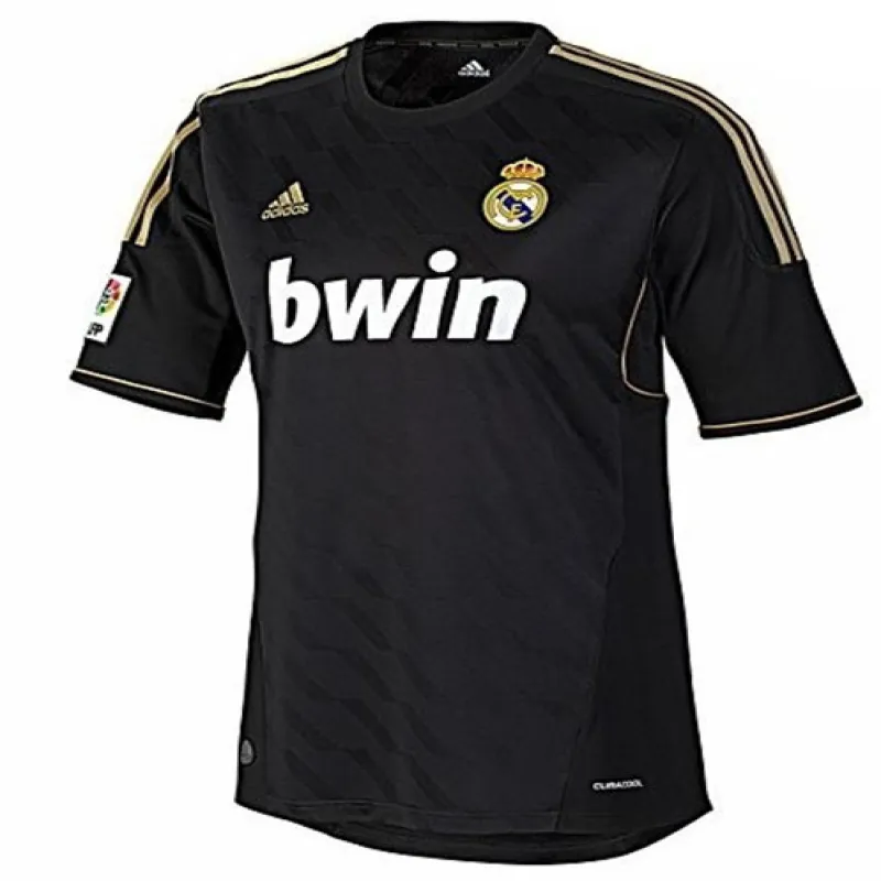 Real Madrid Retro-Trikot 2011/12 Auswärtsspiel - Schwarz