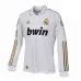 Camiseta retro de manga larga del Real Madrid 2011/12 cancha principal - Blanca