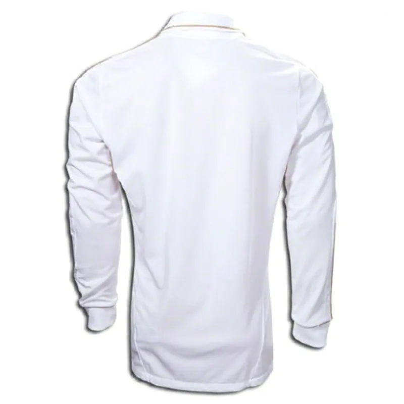 Camiseta retro de manga larga del Real Madrid 2011/12 cancha principal - Blanca
