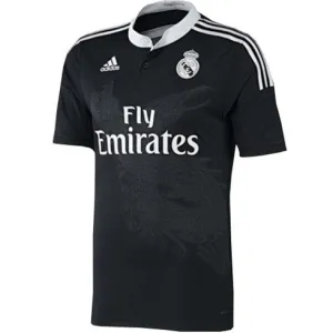 Troisième maillot rétro du Real Madrid 2014/15 - Noir