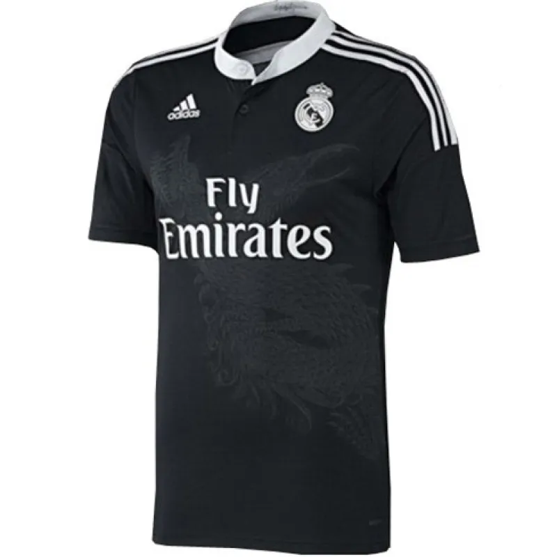 Troisième maillot rétro du Real Madrid, numéro 11 de Gareth Bale, 2014/15 - Noir