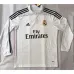 Camiseta retro de manga larga del Real Madrid, camiseta local en la Champions League 2014 - Blanca