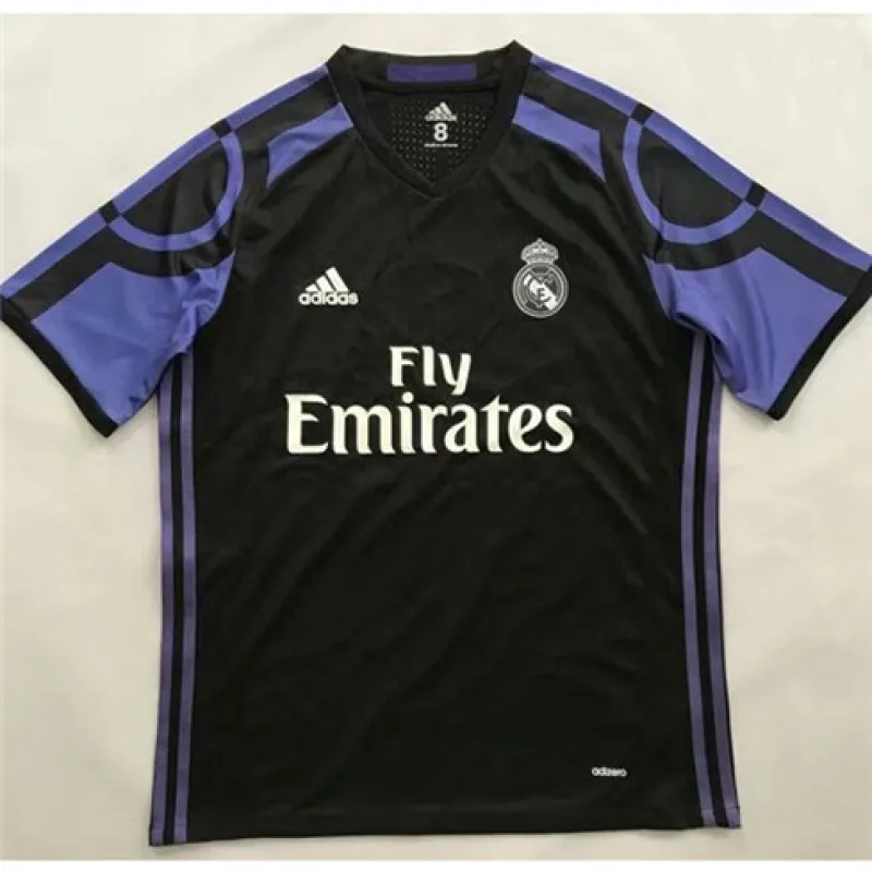 Terza maglia retro del Real Madrid 2015/16 - Nera