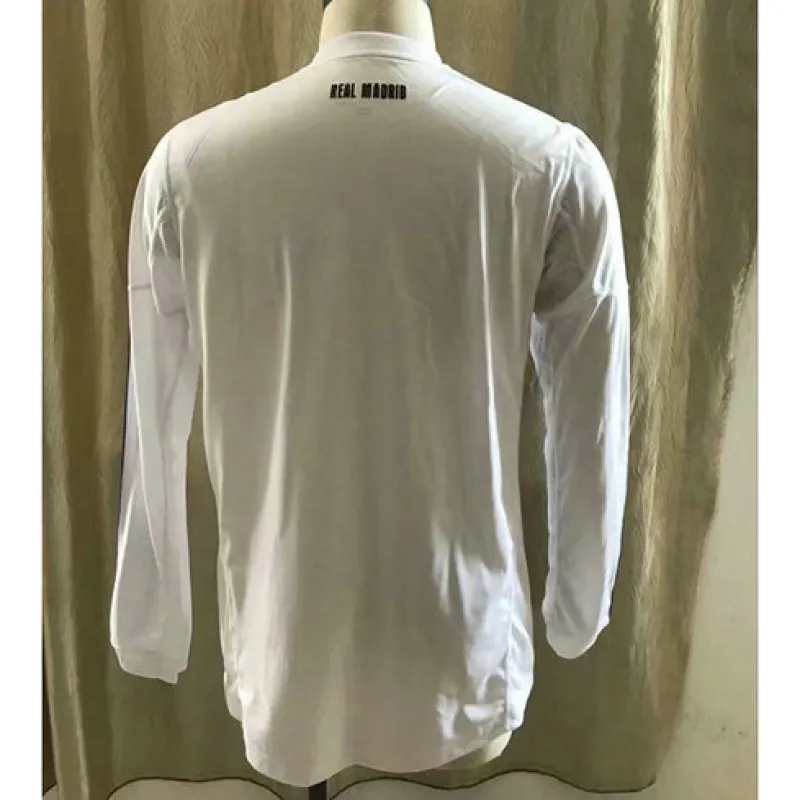 Camiseta retro de manga larga del Real Madrid 2010/11 cancha principal - Blanca