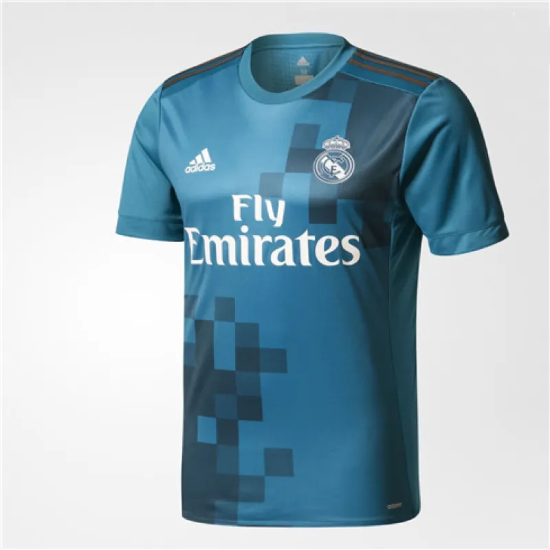 Tercera camiseta retro del Real Madrid 2017/18 - Azul