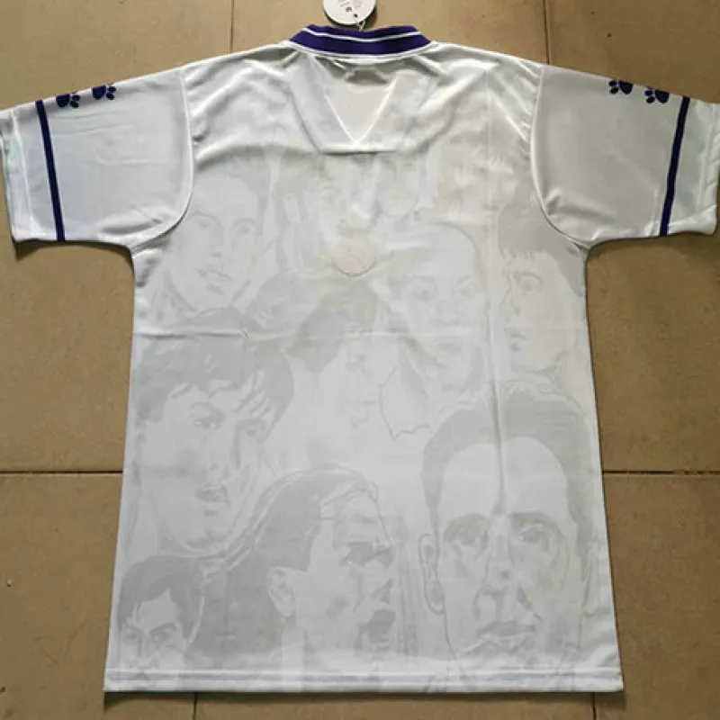 Maglia retro del Real Madrid 1996/97 per la Champions League - Bianca