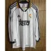 Maglia retro a maniche lunghe del Real Madrid 2000 campo casa - Bianca