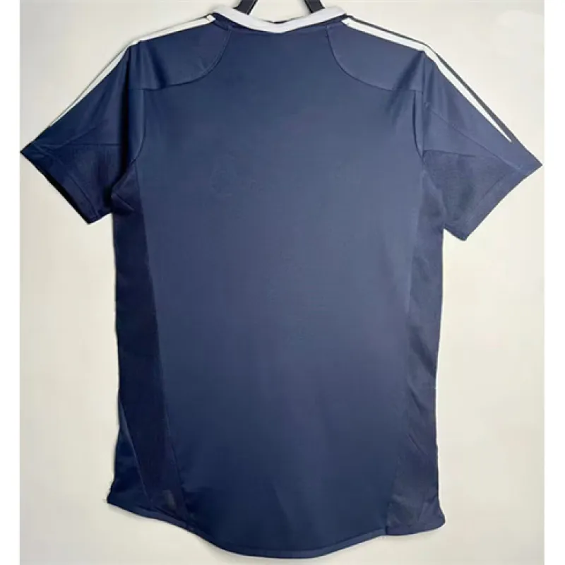 Maglia retro del Real Madrid 2004/05 Trasferta - Blu