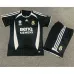 Real Madrid Children's Retro Jersey 2006/07 Away - Black