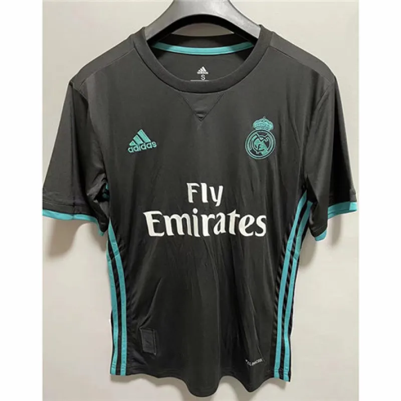 Maglia retro del Real Madrid 2017/18 trasferta - Nera