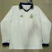 Maglia di allenamento retro a maniche lunghe del Real Madrid - Bianca