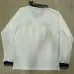 Maglia di allenamento retro a maniche lunghe del Real Madrid - Bianca