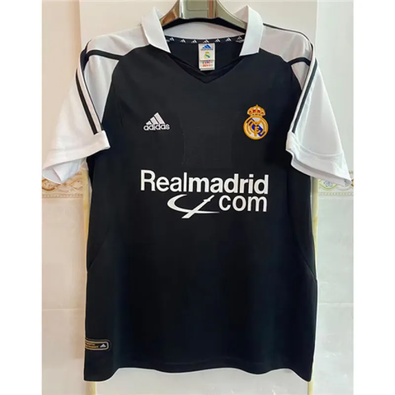 Maglia retro del Real Madrid  2001/02 trasferta - Nera
