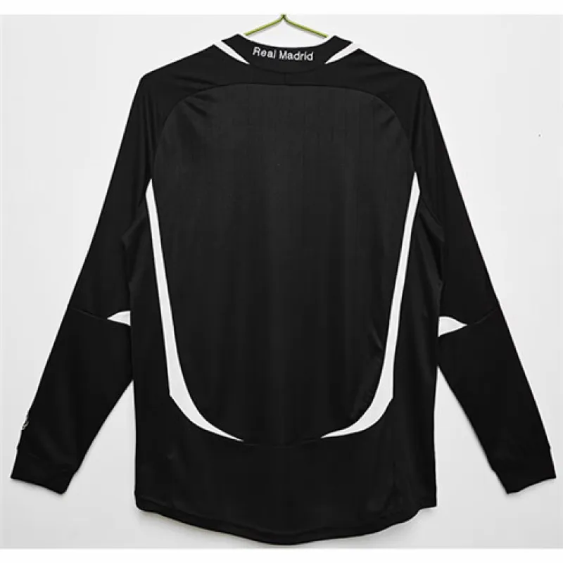 Real Madrid Long-sleeved Retro Third Jersey 2006/07 - Black