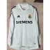 Camiseta retro de manga larga del Real Madrid 2005/06 cancha principal - Blanca