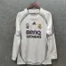 Camiseta retro de manga larga del Real Madrid 2006/07 cancha principal - Blanca