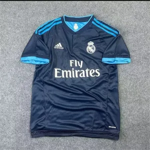 Real Madrid Retro Jersey 2015/16 Away - Blue