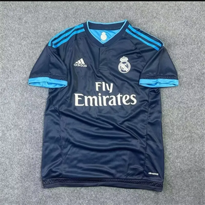 Maglia retro del Real Madrid 2015/16 Trasferta - Blu