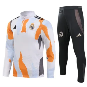 Vêtements de sport du Real Madrid 2024/25 personnalisés - Blanc