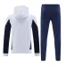 Vêtements de sport à capuche du Real Madrid 2024/25 - Blanc