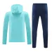 Vêtements de sport à capuche du Real Madrid 2024/25 - Bleu