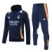 Vêtements de sport à capuche du Real Madrid 2024/25 - Bleu