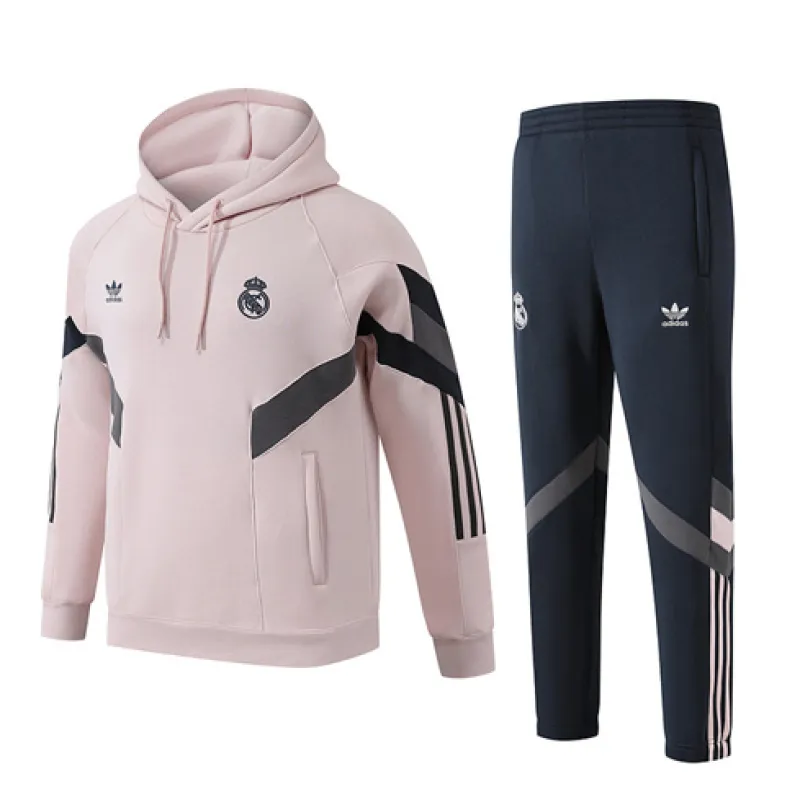 Real Madrid Hooded Sports Jacket 2024/25 - Pink