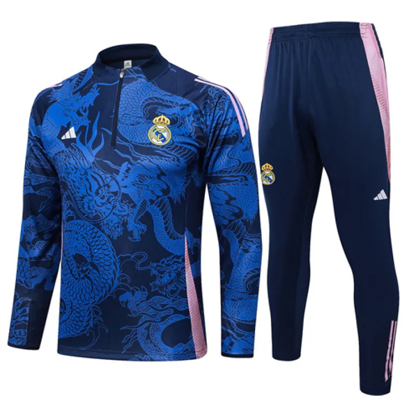 Real Madrid 2024/25 abbigliamento da allenamento blu