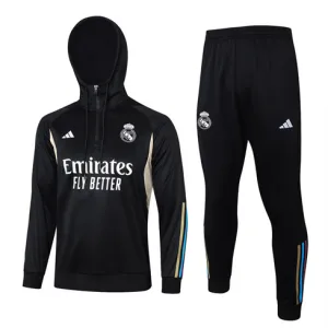 Real Madrid Hooded Sportswear 2024/25 - Black