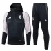 Real Madrid Children's Hooded Sportswear 2024/25 - Black