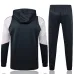 Real Madrid Children's Hooded Sportswear 2024/25 - Black