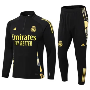 Vêtements de sport pour enfants du Real Madrid 2024/25 - Noir