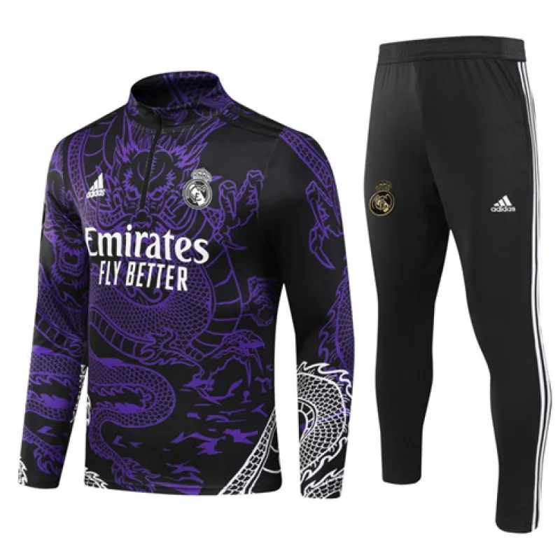 Vêtements de sport pour enfants du Real Madrid 2024/25 - Violet