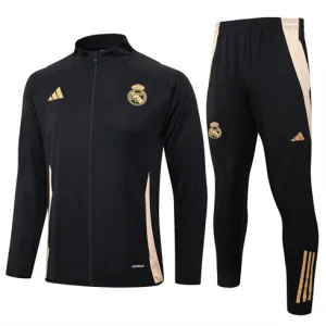 Veste de sport pour enfants du Real Madrid 2024/25 - Noir