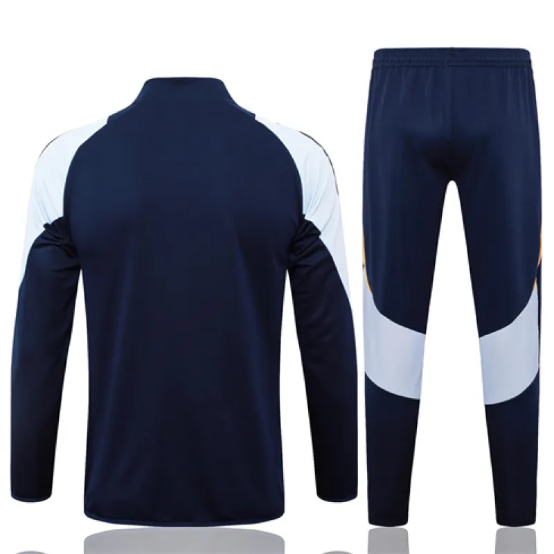 Veste de sport pour enfants du Real Madrid 2024/25 - Bleu