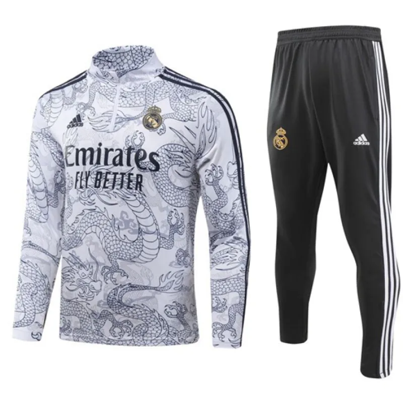 Vêtements de sport pour enfants du Real Madrid 2024/25 - Blanc