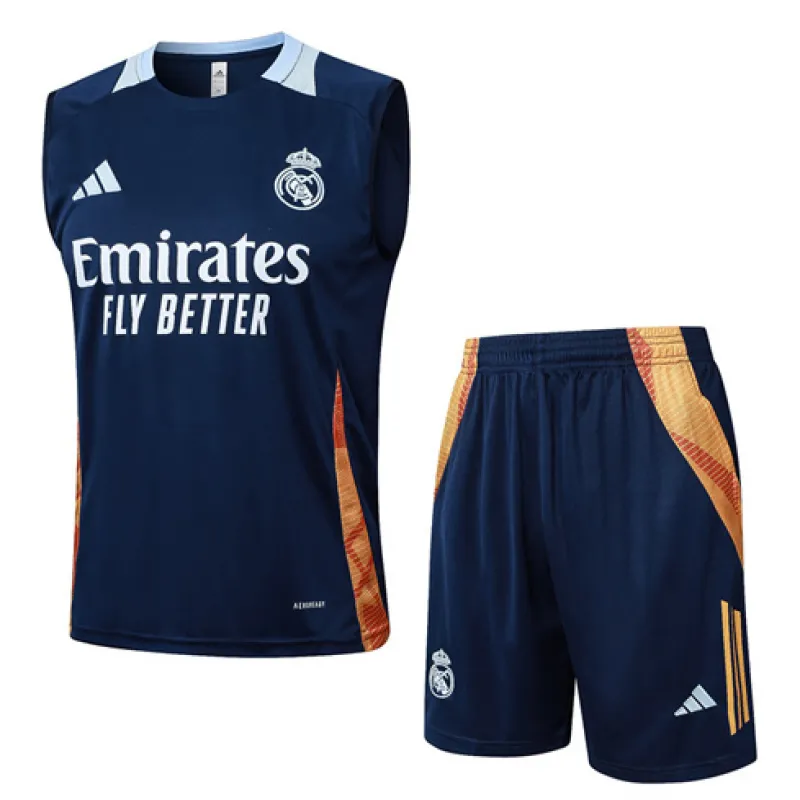 Set di shorts e gilet del Real Madrid 2024/25 - Blu