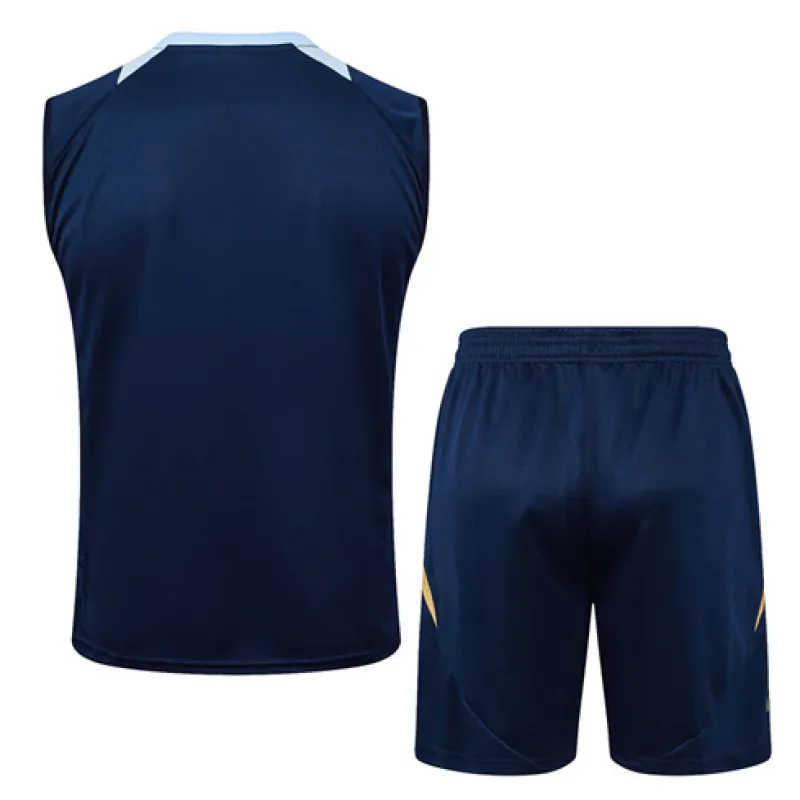 Set di shorts e gilet del Real Madrid 2024/25 - Blu